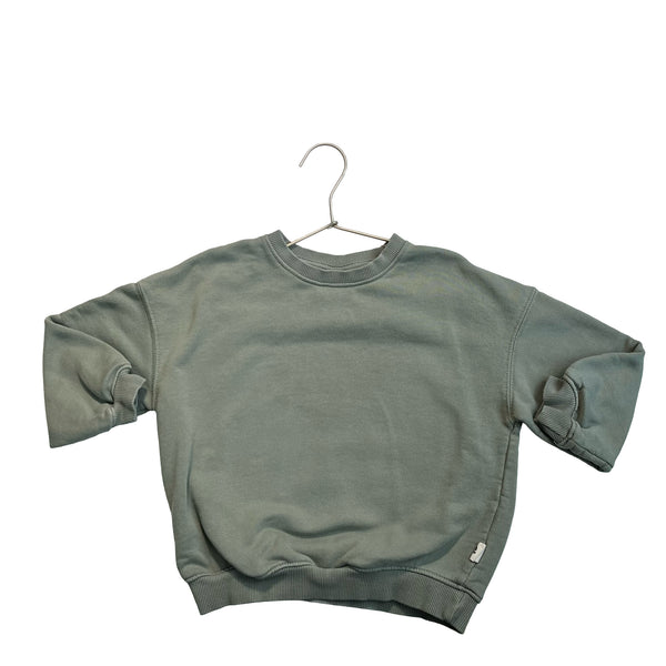 Zara Sage Green Sweatshirt - Size 6