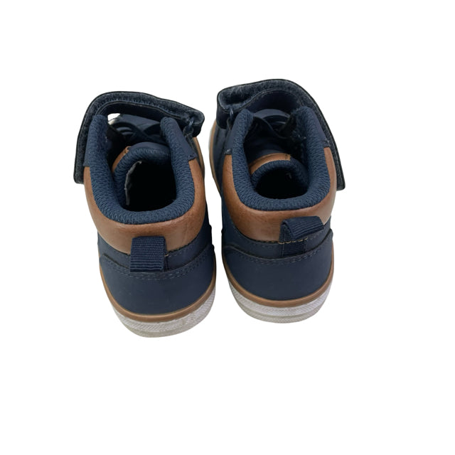 Children's Place Navy Hgh-Top Sneakers - Size 9