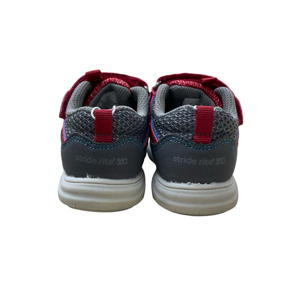 Stride Rite Gus Gray & Red Sneakers - Size 6M