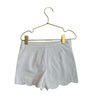 Jacadi White Scallop Hem Shorts - Size 6A