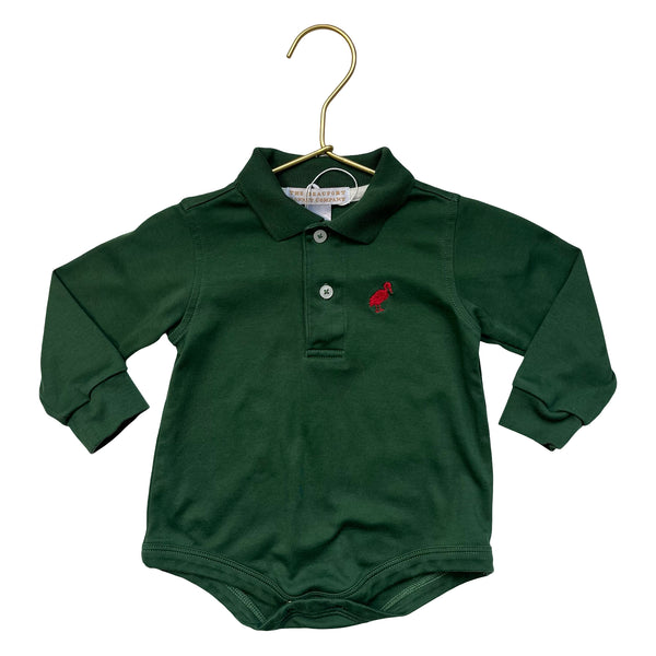 Beaufort Bonnet Green Polo Onesie Bodysuit - Size 6-12 Mo