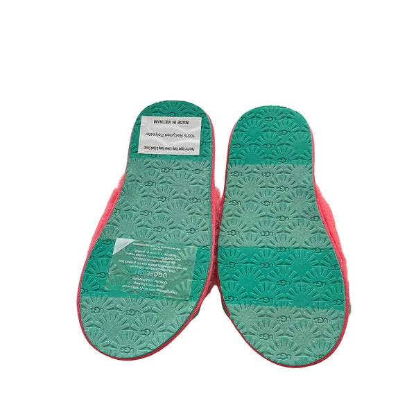 UGG Pink 'Fluff Yeah Watermelon Stuffie' Slide Slippers New in Box - Size 11