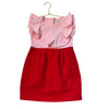 Janie and Jack Quilted Heart Pink & Red Dress - Size 5