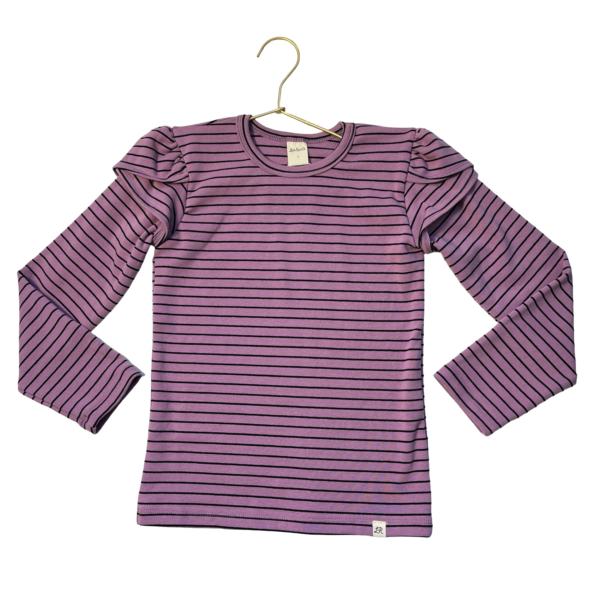 Little Road Co. Lavender Striped Top - Size 7