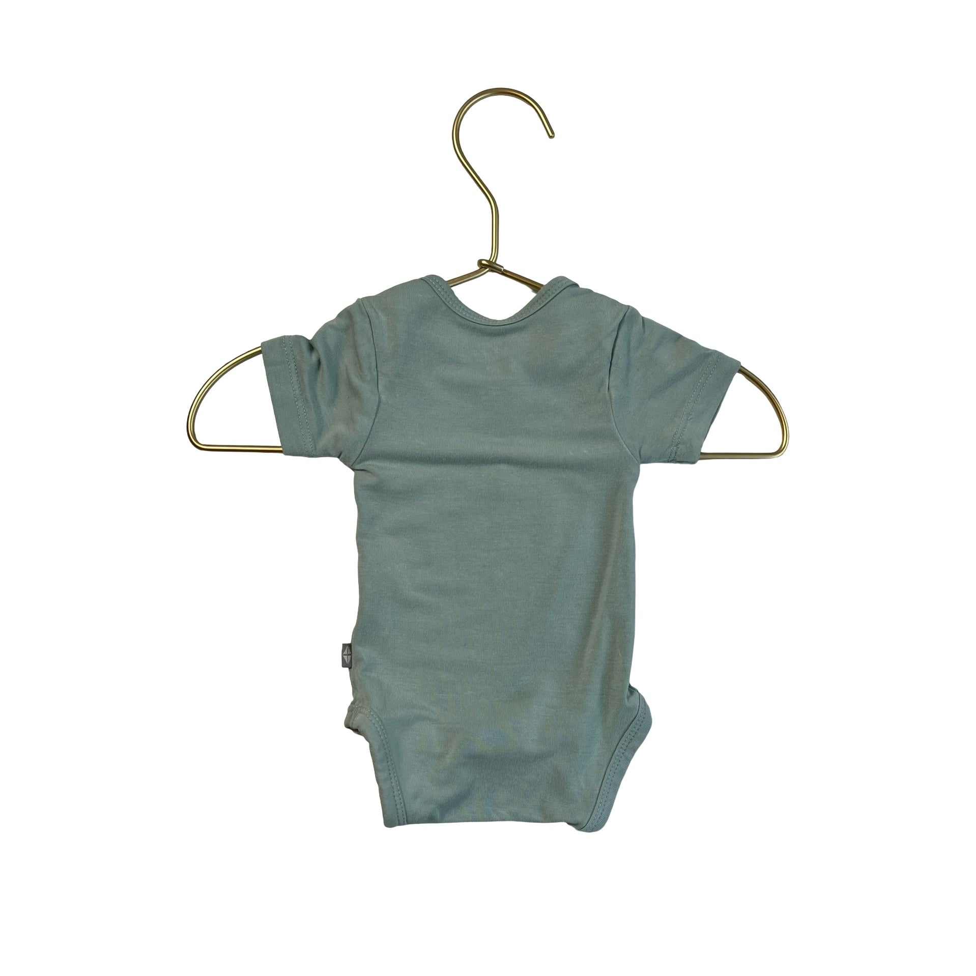 Kyte Sage Green Short Sleeve Onesie - Size PR (Newborn)