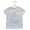 Lola & The Boys White & Pink Smiley Patch T-Shirt - Size 4