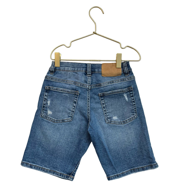Zara Distressed Denim Jean Shorts - Size 8