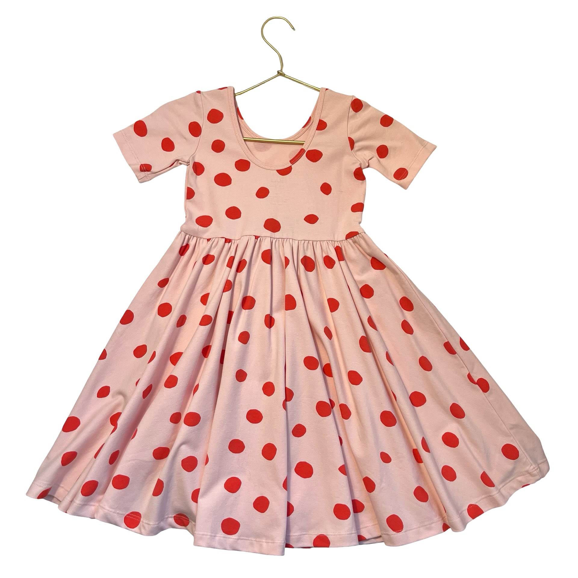 Alice + Ames Pink Dot Dress - Size 7