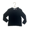Zara Black Ribbed Collar Sweater - Size 3-4
