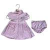 Ralph Lauren Pink Striped Polo Shirt Dress & Bloomers - Size 6 Mo