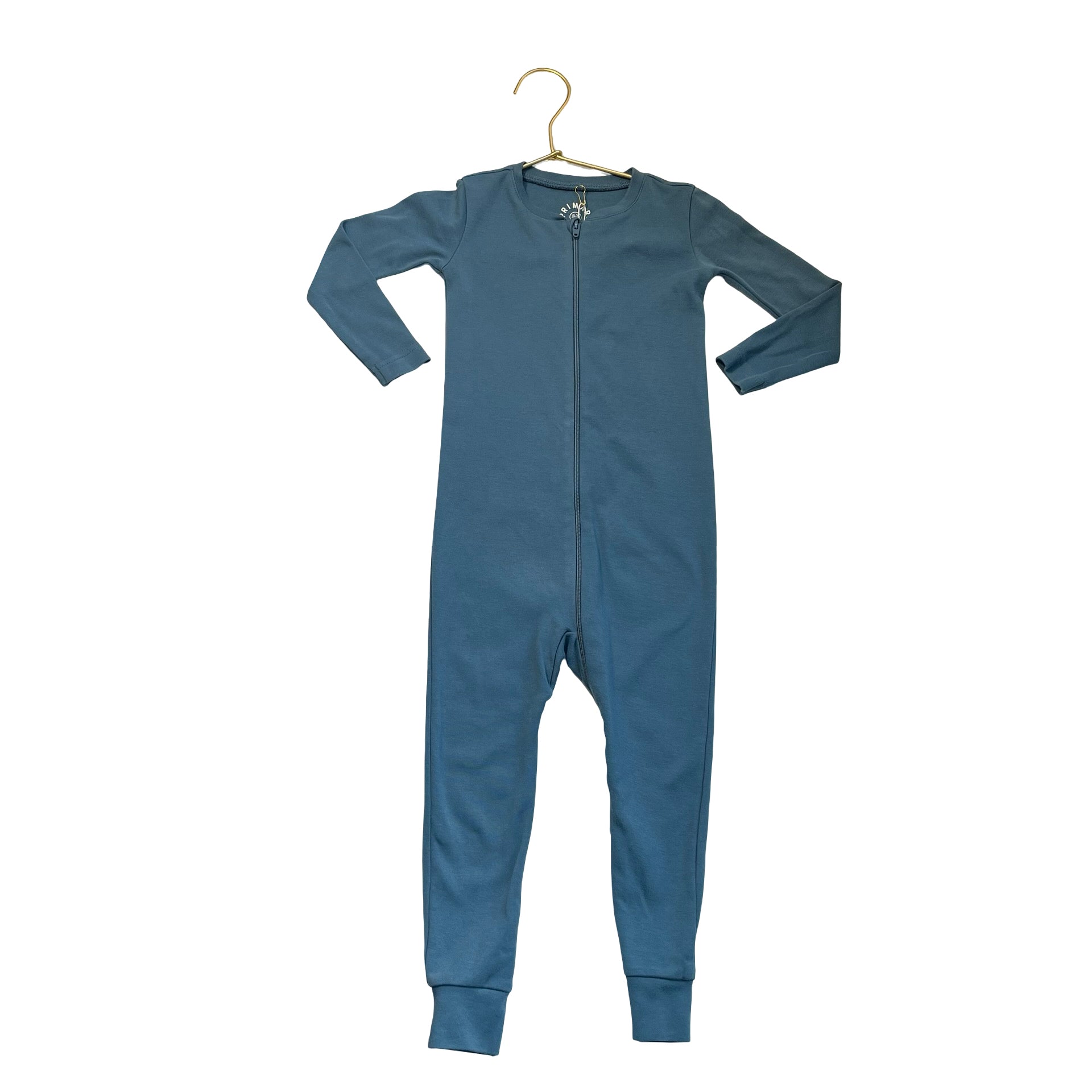 Primary Blue One-Piece PJs - Size 18-24 Mo