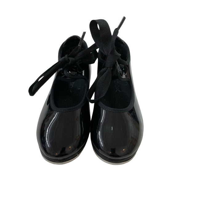Capezio Black Patent Tap Shoes - Size 9.5