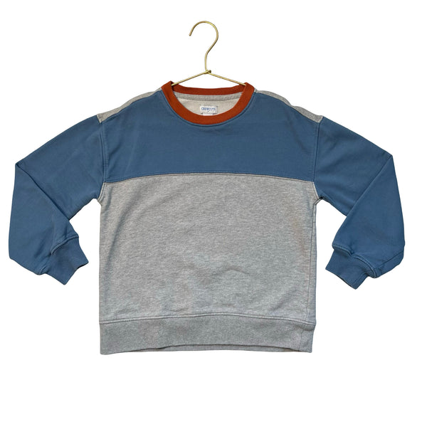 Crewcuts Gray, Blue, Orange Sweatshirt - Size S 6-7