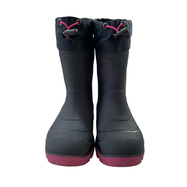 Kamik Navy & Purple Insualted Rubber Winter Boots - Size 12