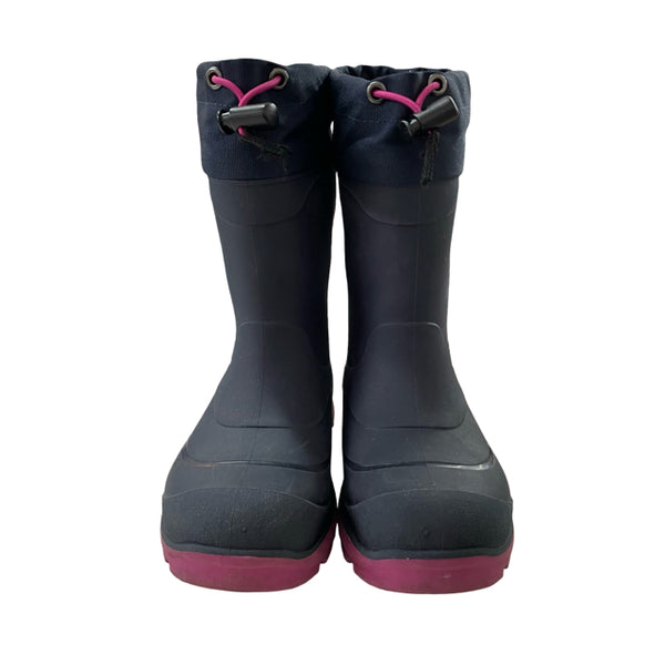 Kamik Navy & Purple Insualted Rubber Winter Boots - Size 12