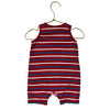 Hanna Andersson Red, White, Blue Striped Romper - Size 6-12 Mo