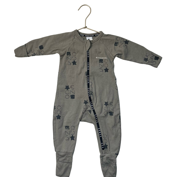 Bonds Wondercool Wondersuit Olive One-Piece - Size 3-6 Mo