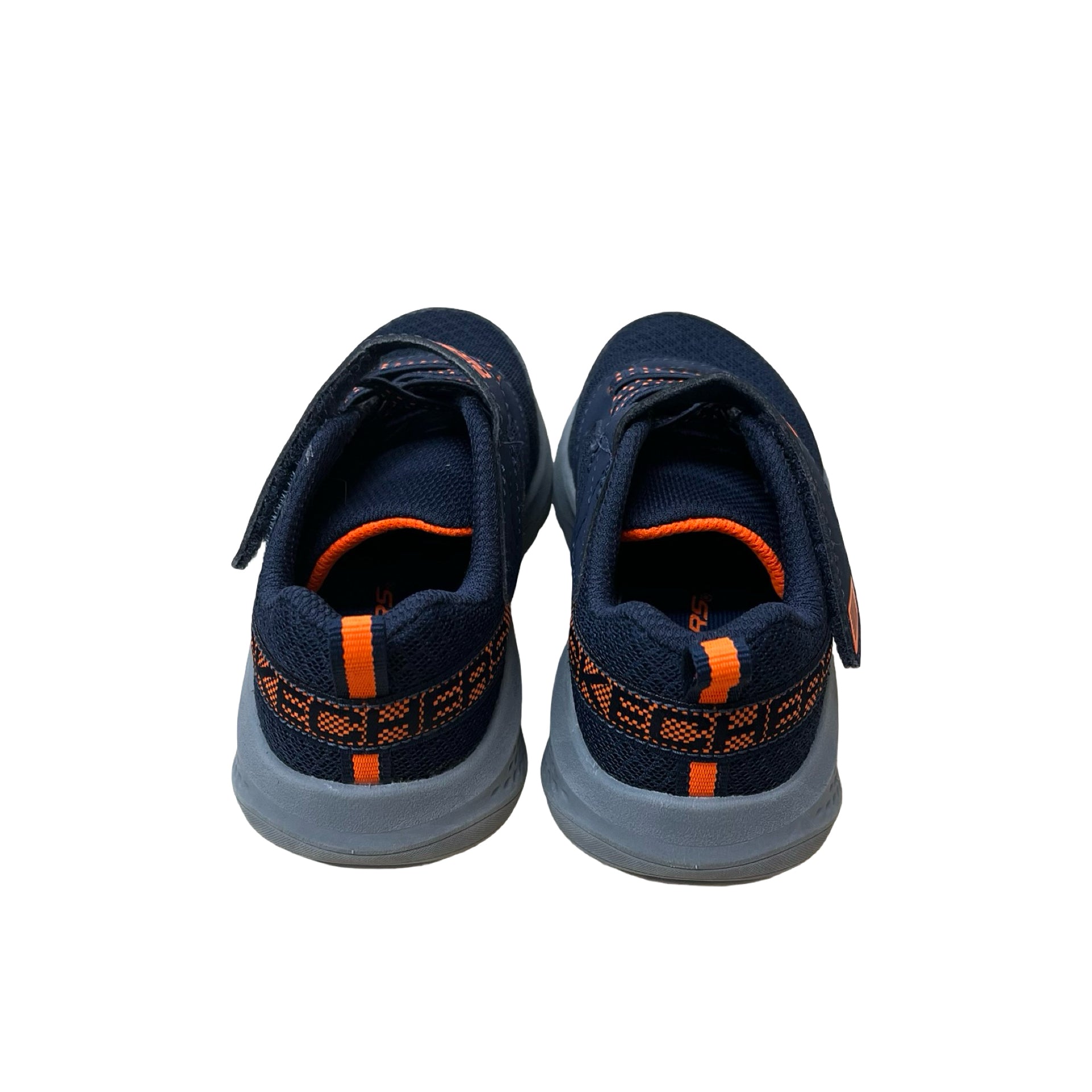 Skechers Navy & Orange Sneakers - Size 8