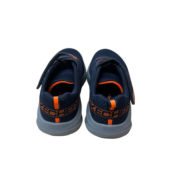Skechers Navy & Orange Sneakers - Size 8