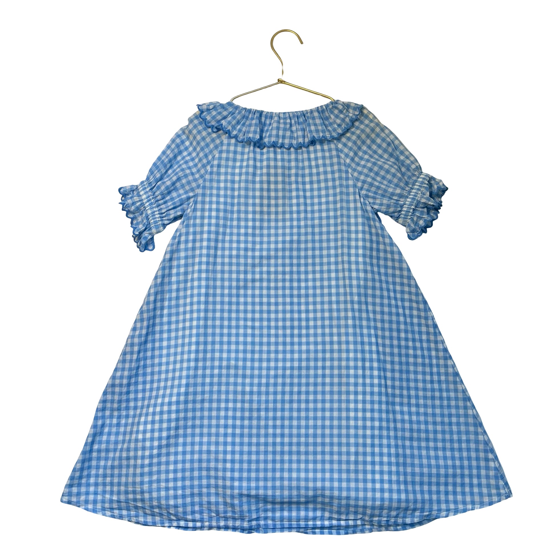 Crewcuts Blue Check Dress - Size 8