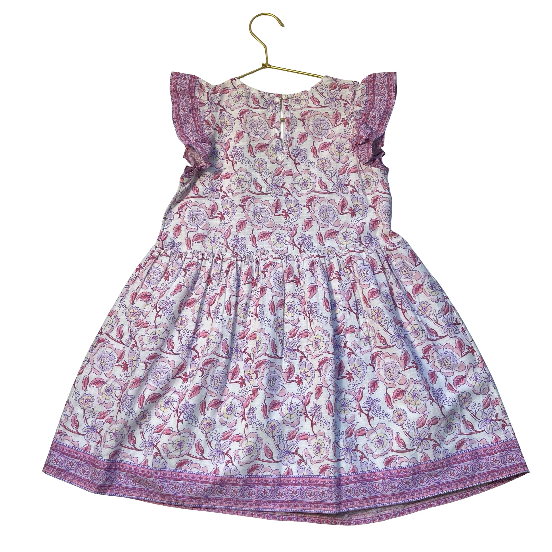 Vineyard Vines White, Purple, Pink Flora Dress - Size XS 5-6