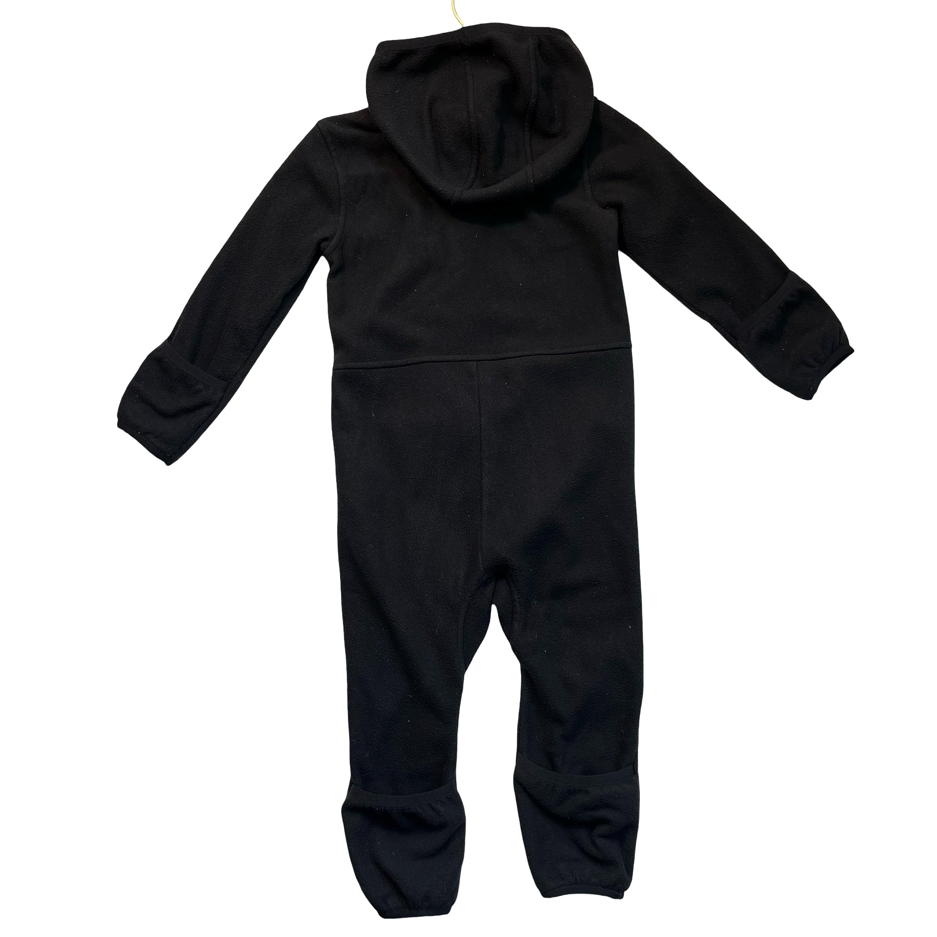 North Face Black Fleece Hooded One-Piece - Size 18-24 Mo