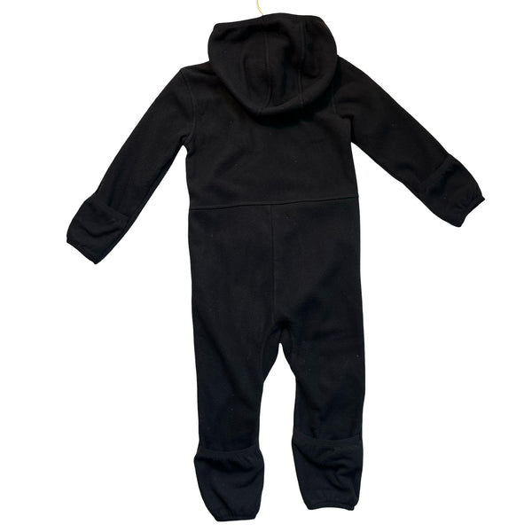 North Face Black Fleece Hooded One-Piece - Size 18-24 Mo