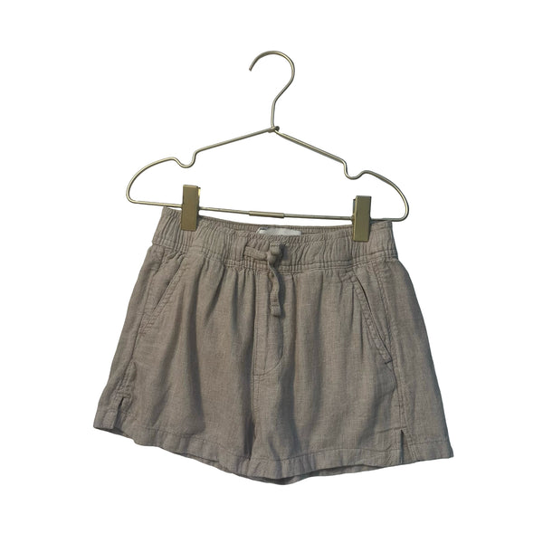 Abercrombie Kids Tan Linen-Blend Shorts - Size 5-6