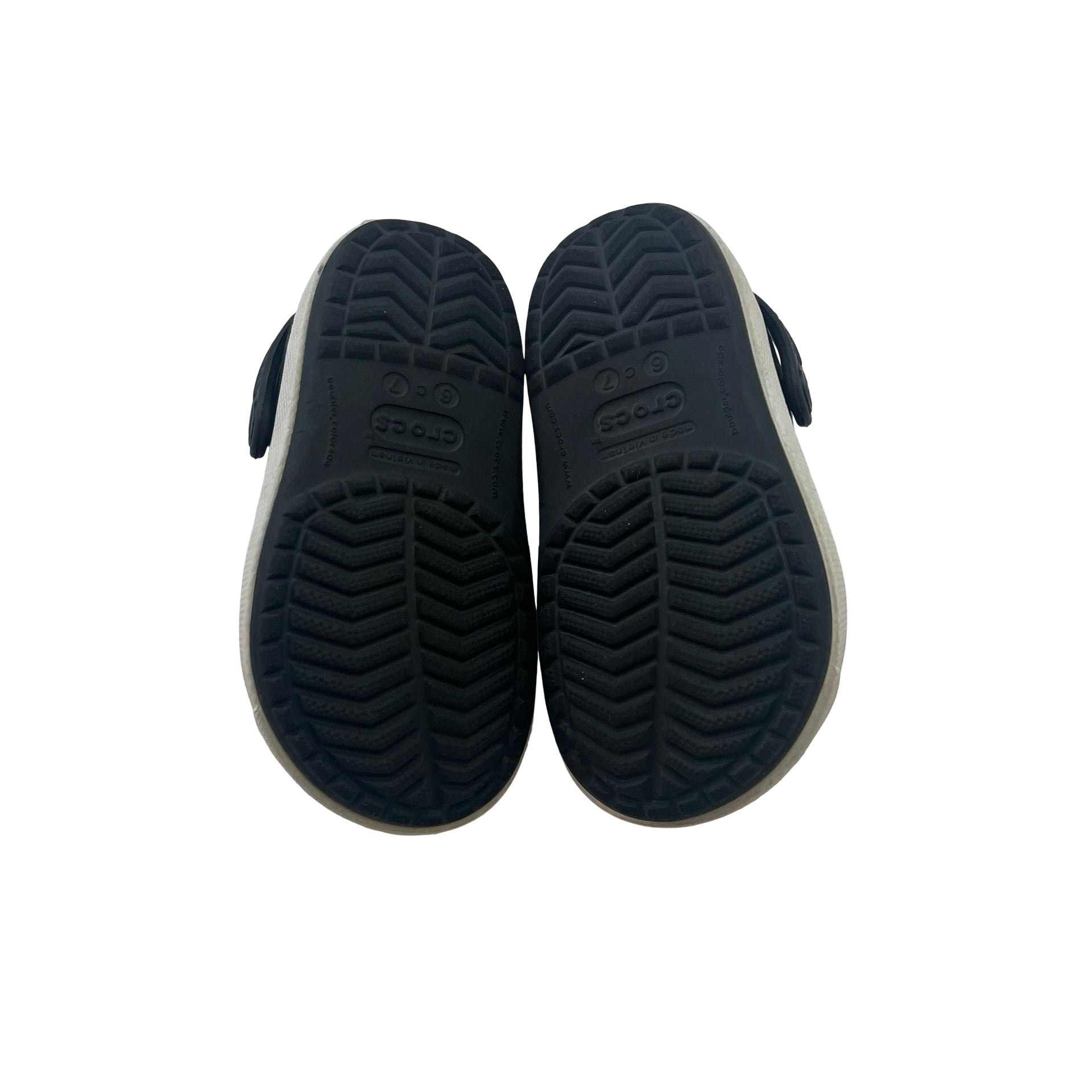 Crocs Black Shoes - Size C6-7