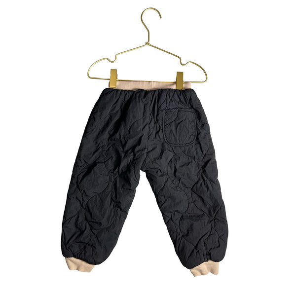 Zara Black Quilted Joggers - Size 2/3