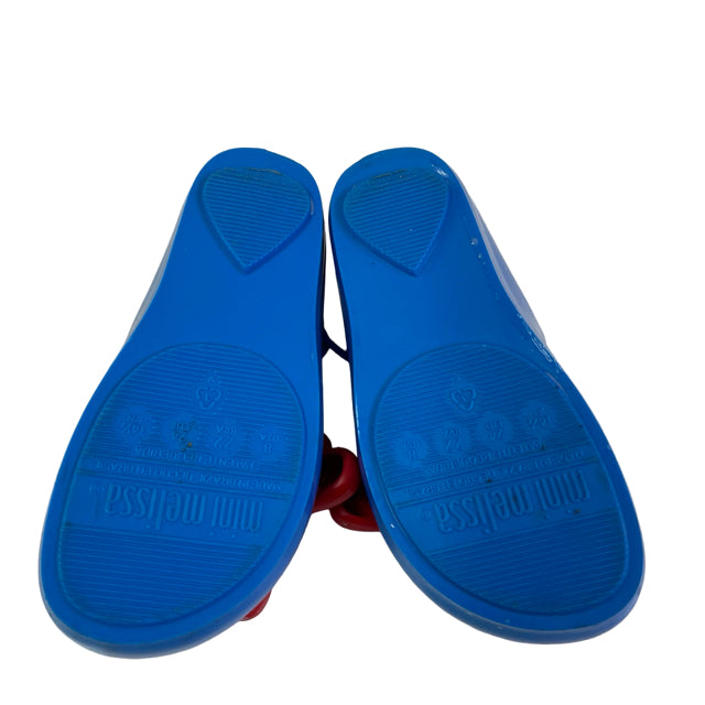 Mini Melissa x Disney Snow White Blue & Red Shoes - Size 8