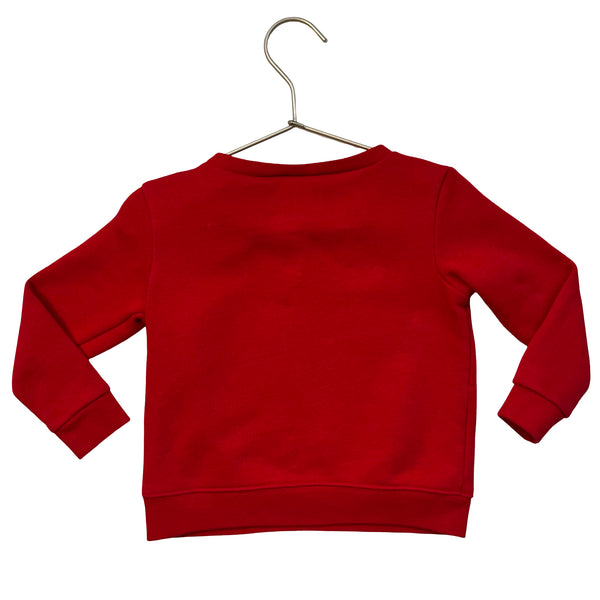 Nike Red Logo Sweatshirt - Size 24 Mo