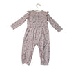 Tucker & Tate Pink & Ivory Floral Check One Piece - Size 18 Months