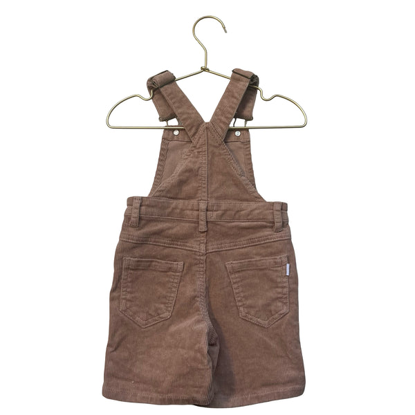 Jamie Kay Tan Corduroy Overalls - Size 6-12 Mo