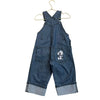 H&M Denim Embroidered Snoopy Overalls - Size 12-18 Mo