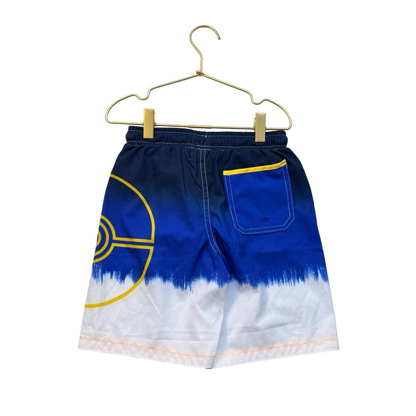 Nintendo Pokemon Blue, White, Yellow Swim Trunks - Size 6-7