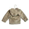 Mini Boden Tan Faux Fur Hooded Jacket - Szie 2-3Y