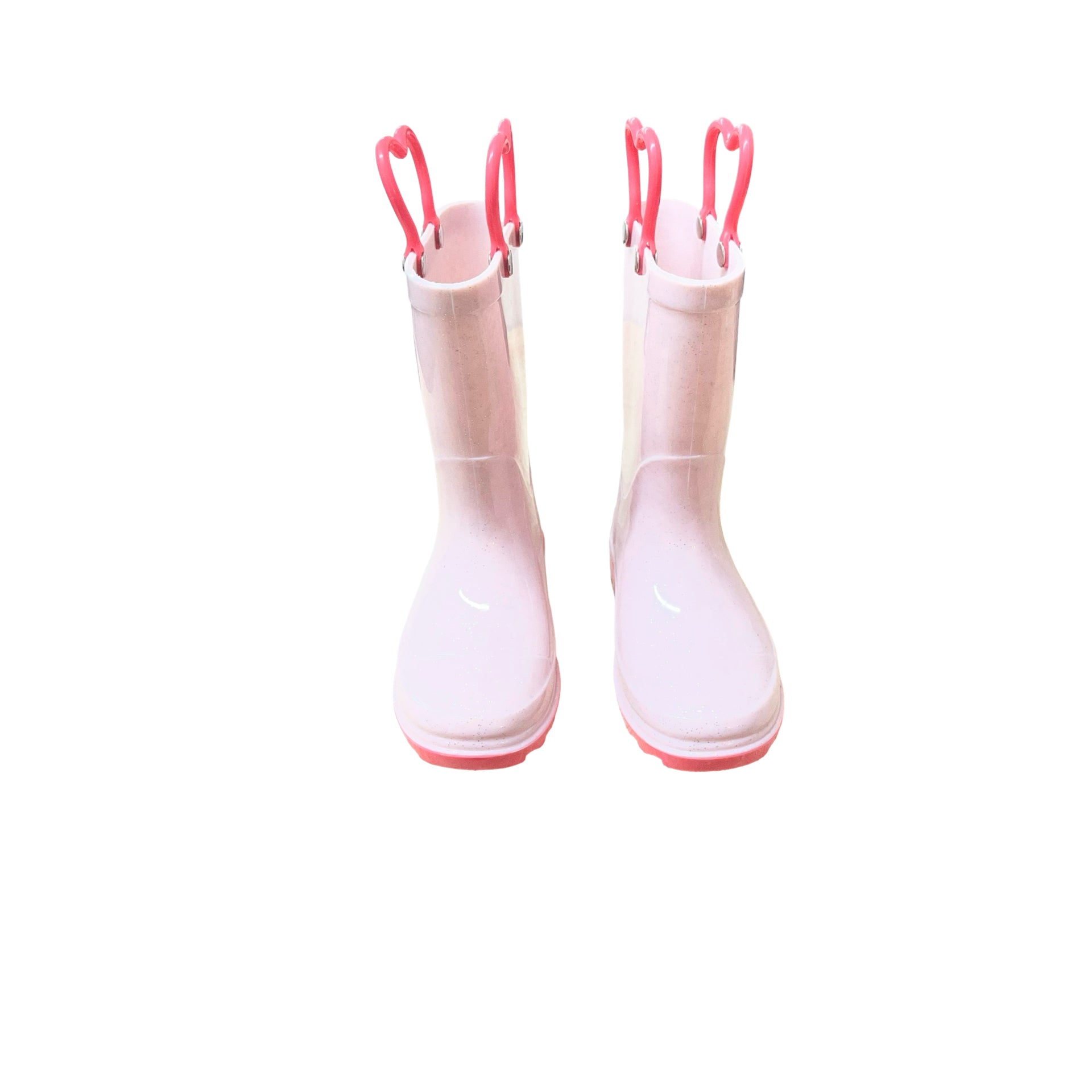 Stelle Pink Sparkle Rain Boots - Size 8