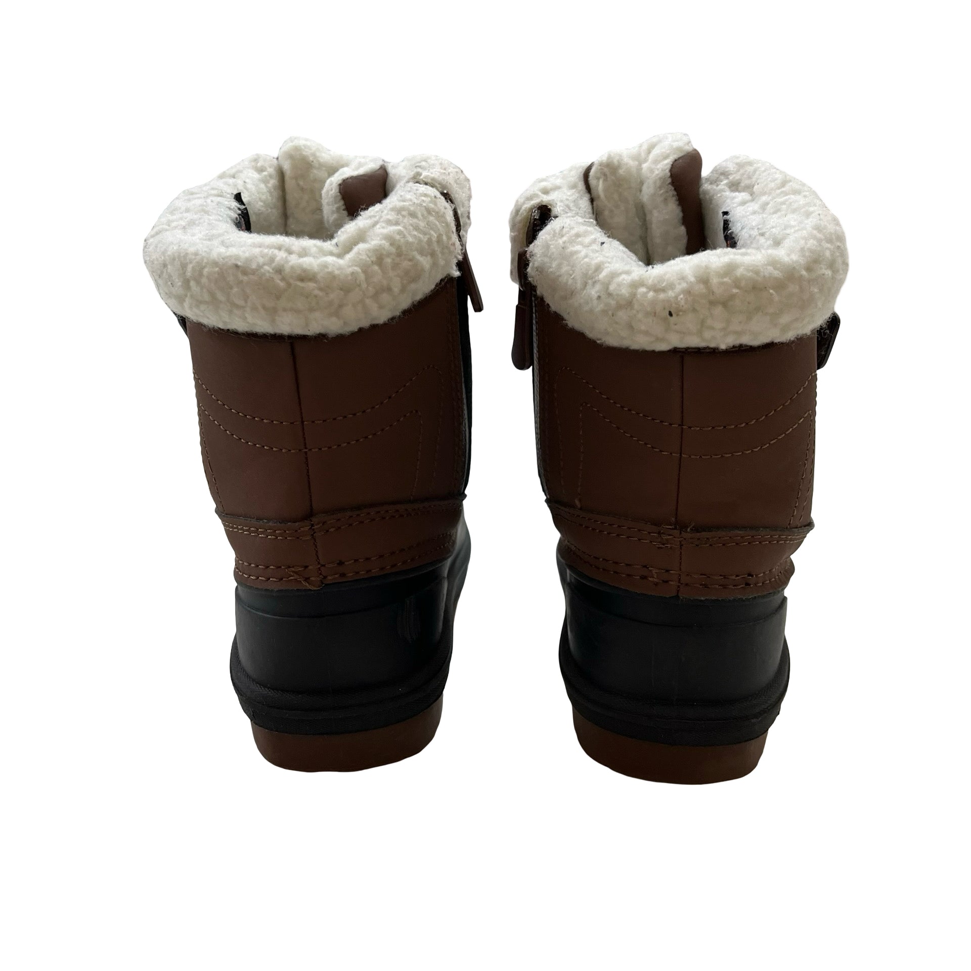 Cat & Jack Brown & Black Winter Boots - Size 9