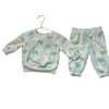 Baby Gap Mint Green Dino Print Joggers & Sweatshirt Set - Size 3-6 Mo