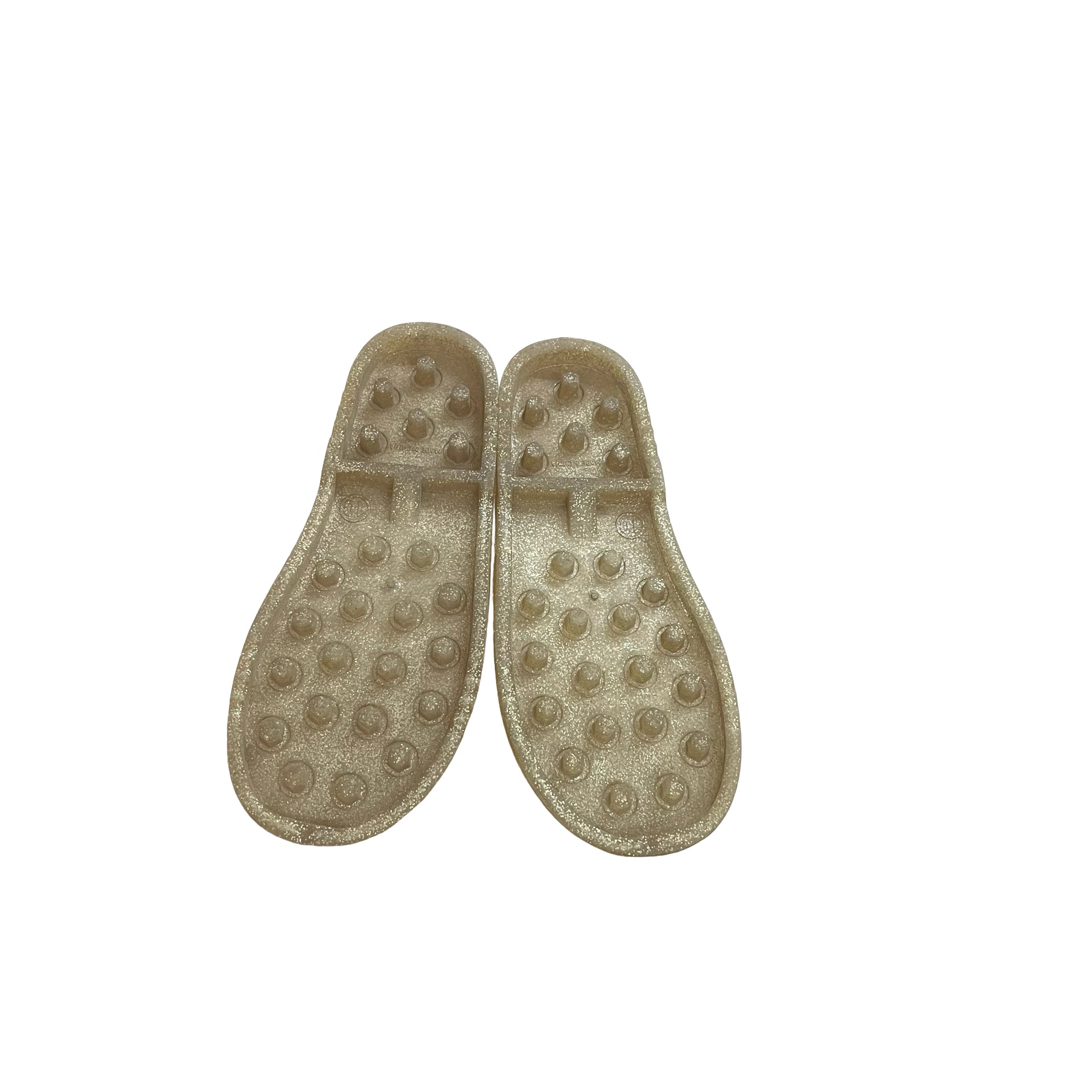 Baby Gap Gold Sparkle Closed-Toe Jelly Sandals - Size 10