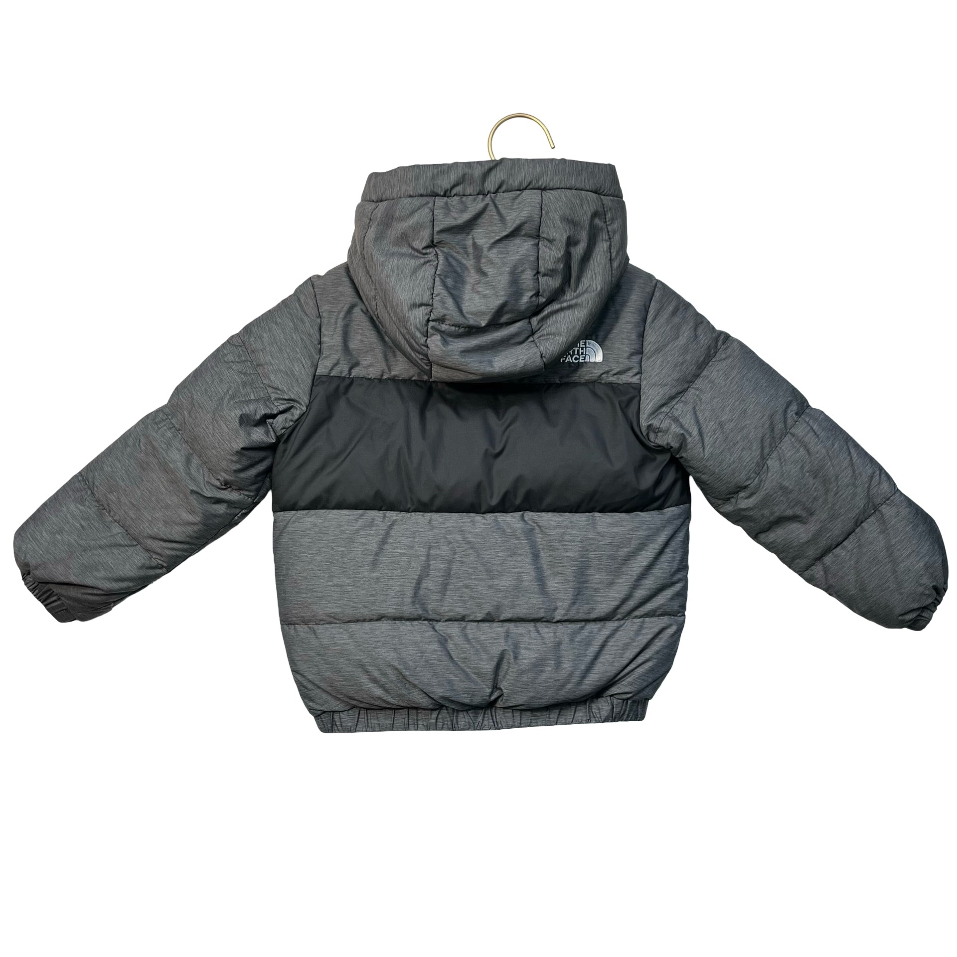 North Face Gray Hooded Winter Jacket - Size 3T