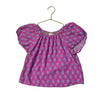 Crewcuts Purple & Blue Flower Print Top - Size 8