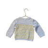 Janie and Jack Yellow & Cream Striped Sweater - Size 12-18 Mo