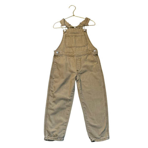 Zara Khaki Denim Overalls - Size 4-5