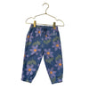 Baby Gap Blue & Purple Flower Print Joggers - Size 18-24 Mo