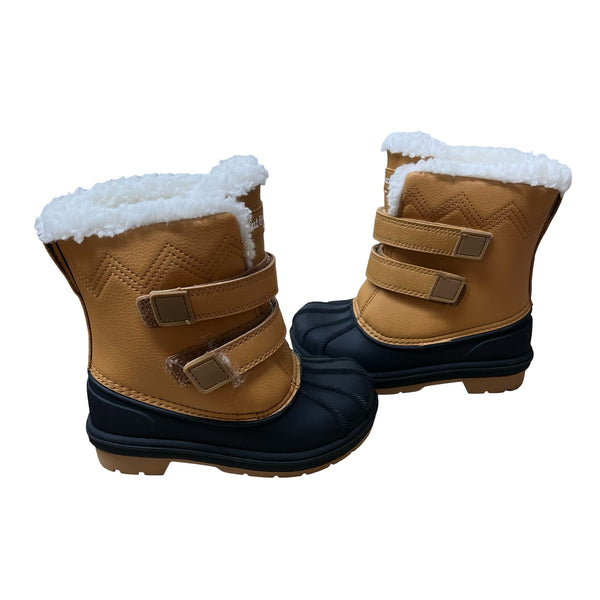 Cat & Jack Tan & Black Winter Boots - Size 9