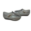 Mini Melissa Silver Metallic Butterfly Shoes - Size 7