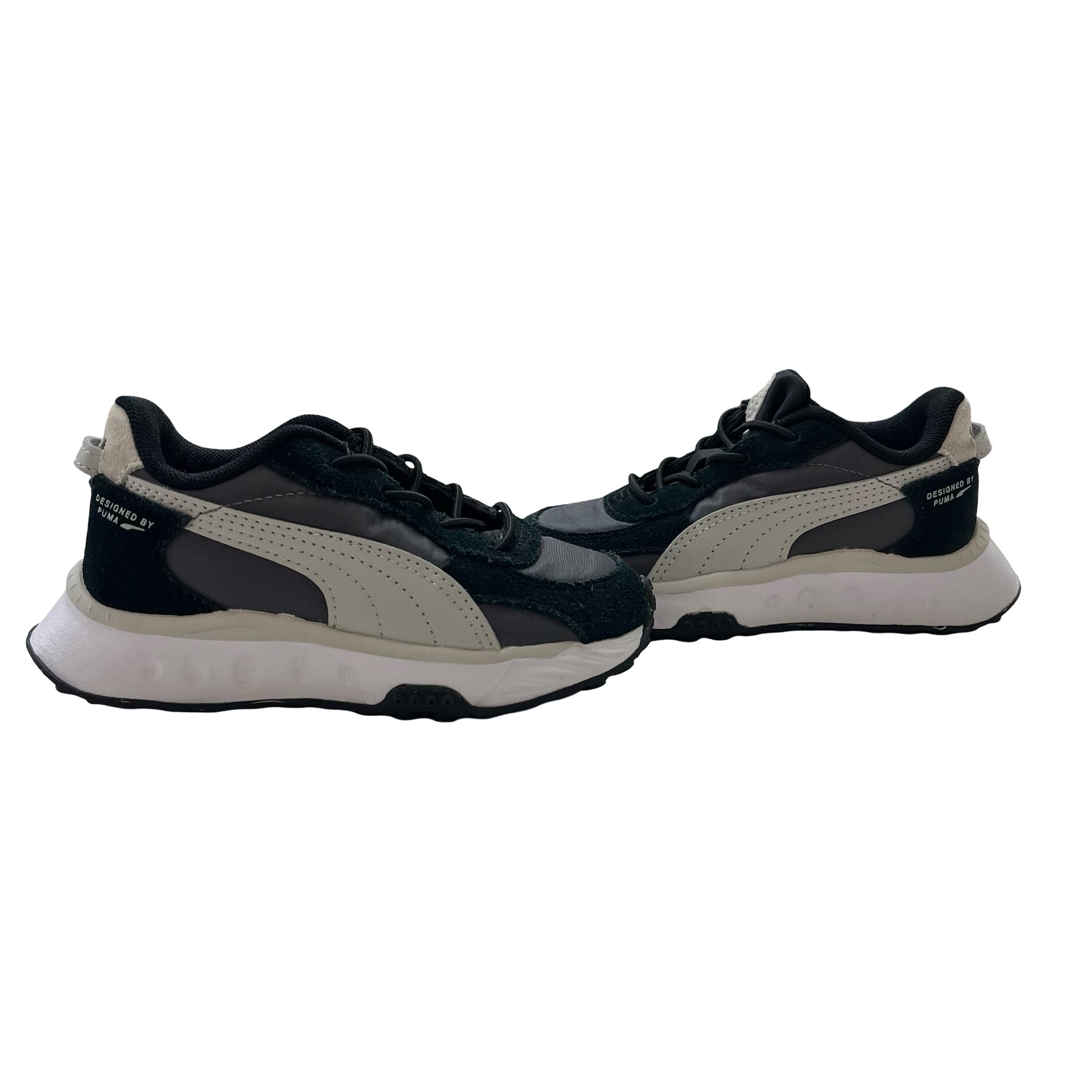 Puma Black & Gray Sneakers - Size 9C