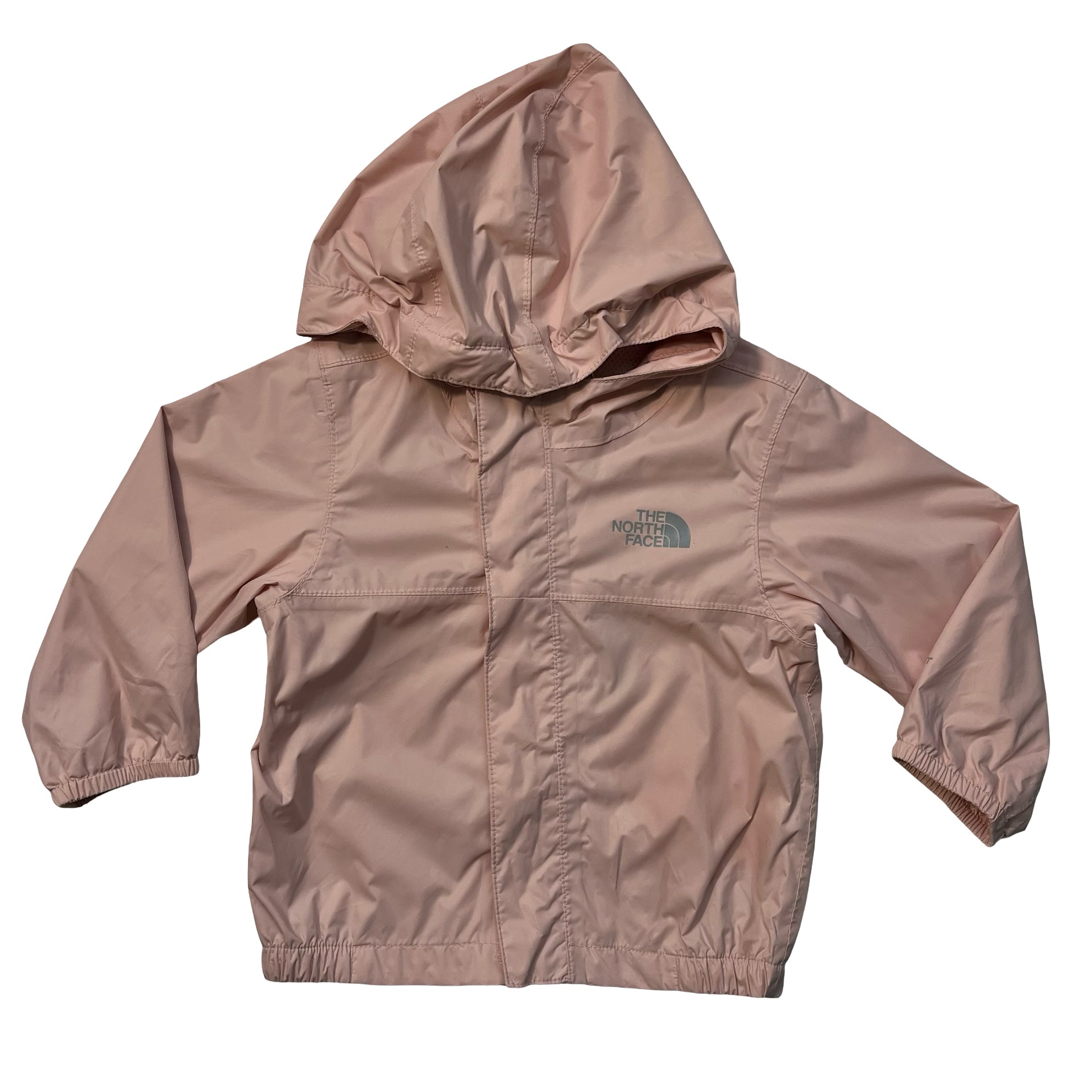 North Face Pink Hooded Windbreaker Jacket - Size 6-12 Mo